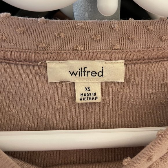 Wilfred XS Mauve Textured Long-Sleeve (Artizia) - Picture 2 of 6